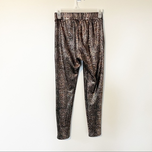 My charmo snakeskin “faux leather” print pant leggings small nwt - Picture 2 of 8